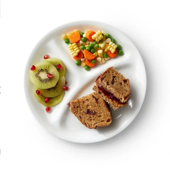 Corelle- New Set of 16 Corelle Winter White Frost, Divided Plates Lunch & Dinner - Picture 5 of 10